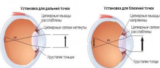 What is eye accommodation