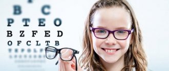 девочка с очками в очках