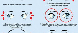 Гимнастика для глаз