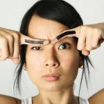 Why is the right eyebrow twitching?