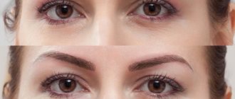 Correction of permanent eyebrow makeup. How does healing and care occur?