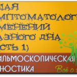 Общая симптоматология изменений глазного дна (Часть 1)