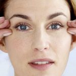 first wrinkles near the eyes