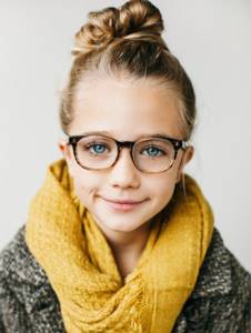 Стильные очки для девочки