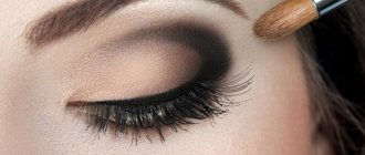 Types and techniques of eye makeup